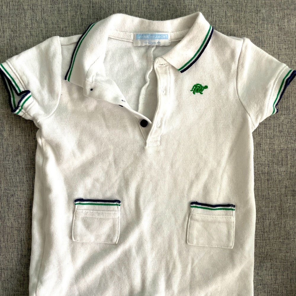 Janie and Jack romper toddler boy. Perfect condition